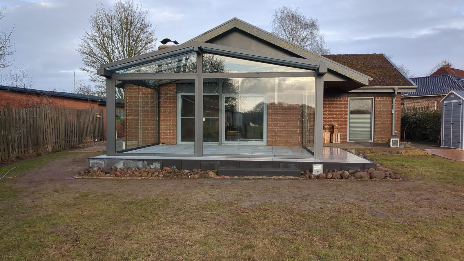 Kaltwintergarten Frontansicht
