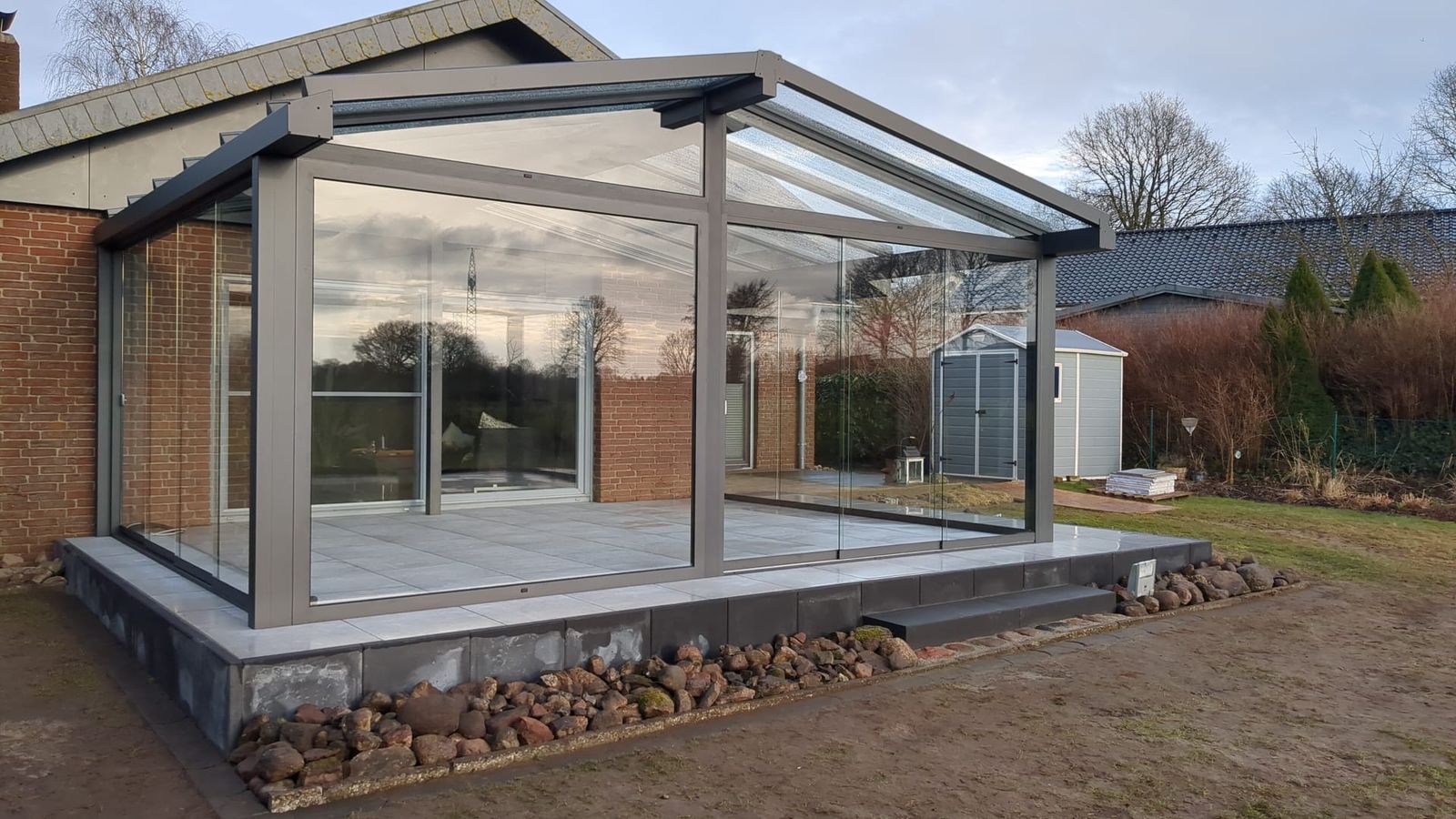 Kaltwintergarten Innenansicht