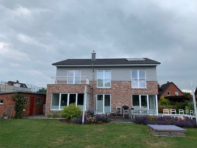 Terrassenüberdachung in Büdelsdorf: Terrasse vor dem Umbau