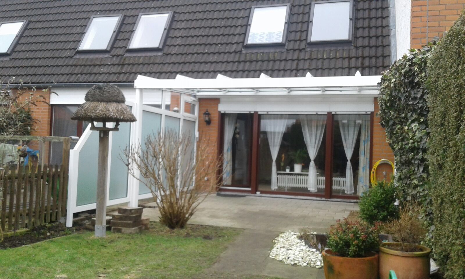Terrasse mit Belag